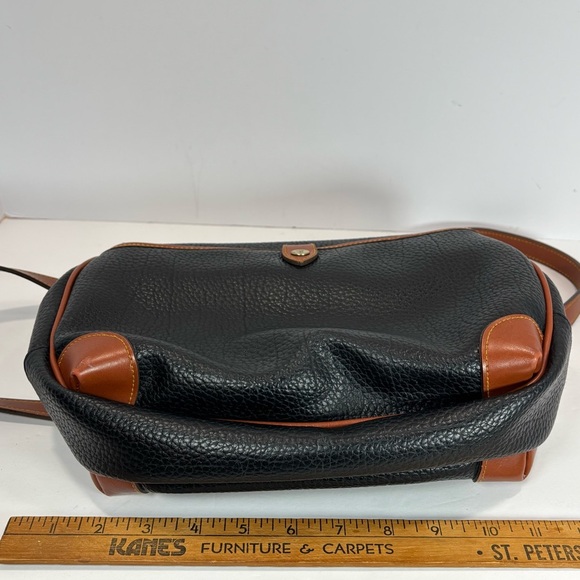 Vtg Dooney & Bourke Lot Of 2 Black/Brown All Weather Satchel Crossbody Leather - Picture 6 of 16
